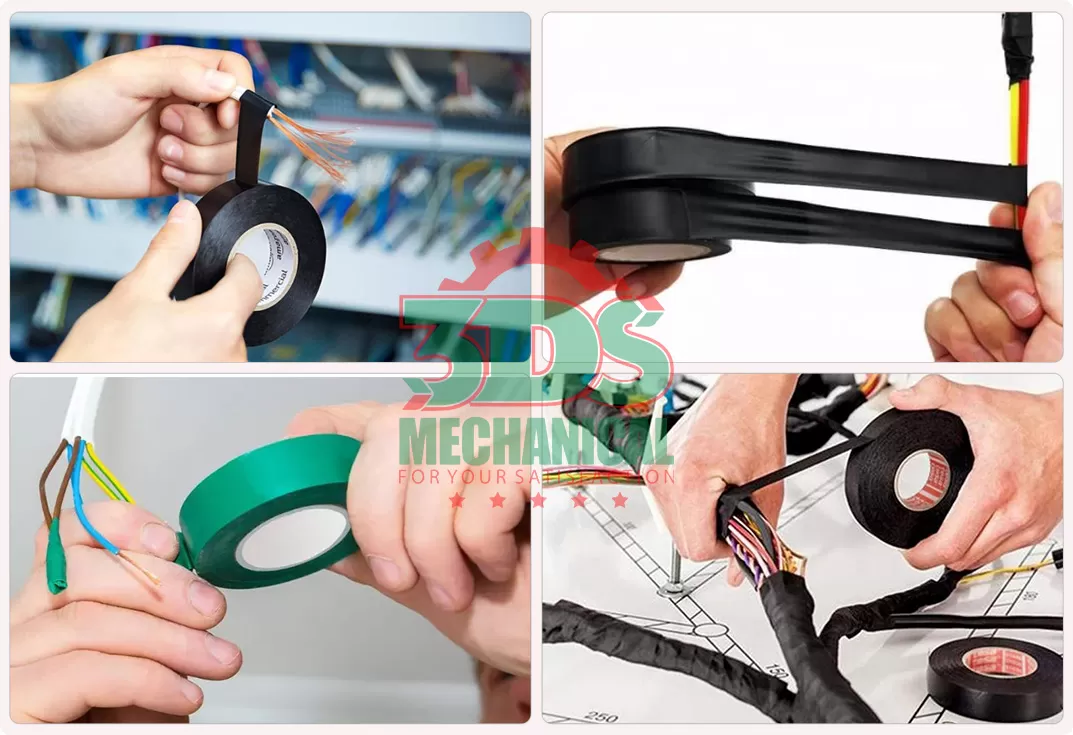 Ứng dụng của băng d&iacute;nh điện, băng keo điện