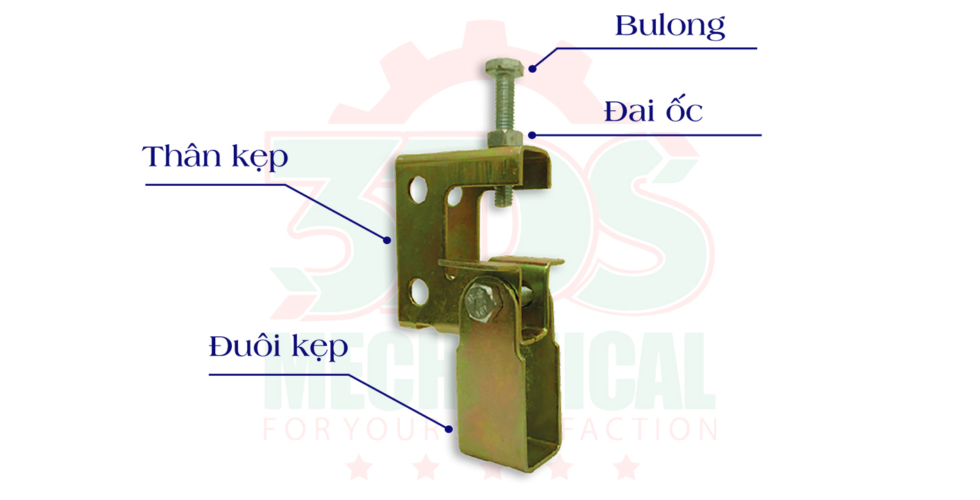 kẹp xà gồ, kẹp treo ty, kẹp dầm hb2