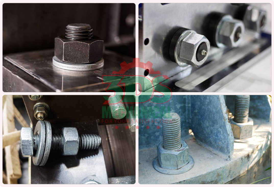 Ứng dụng của long đen phẳng M6-M22