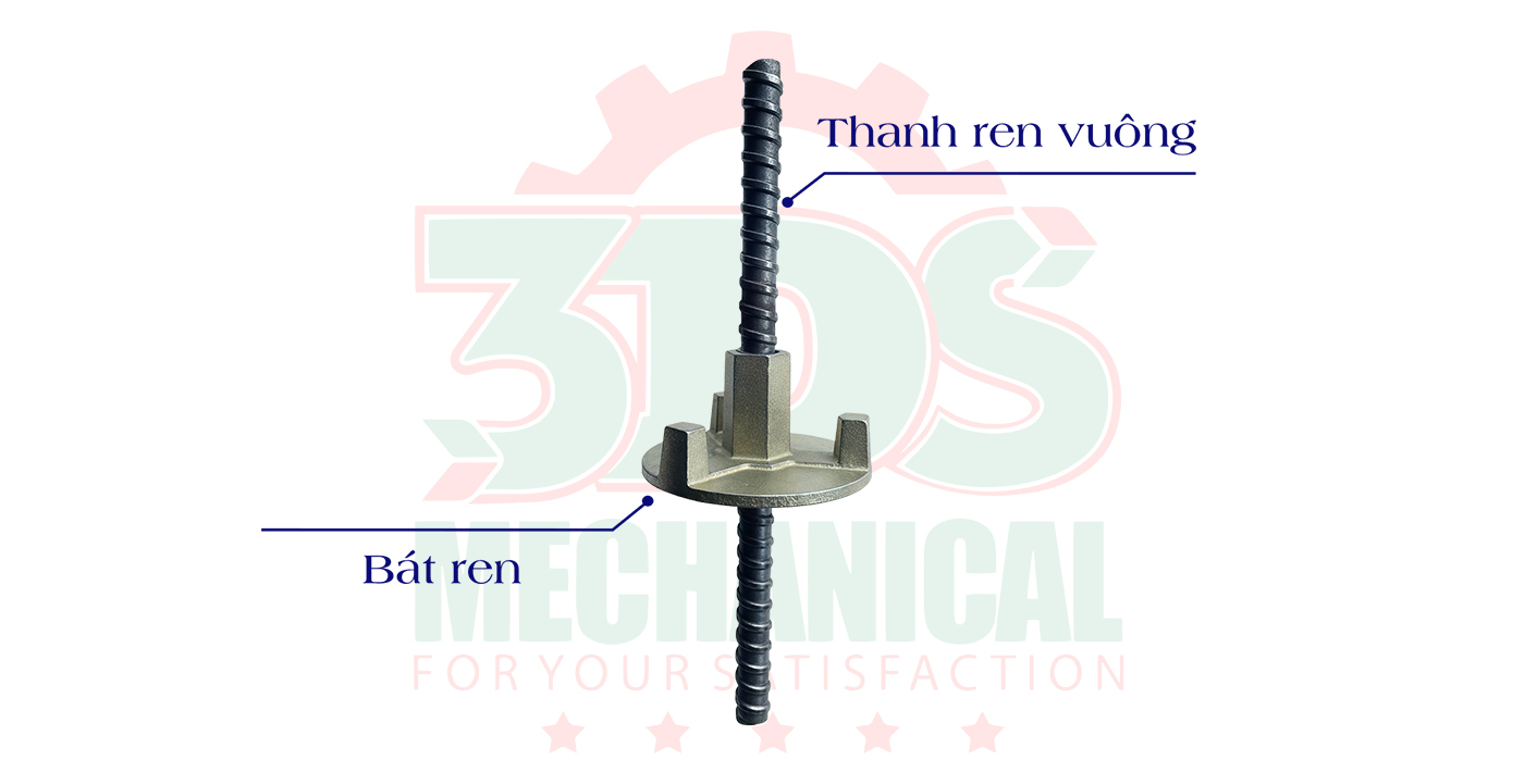 Thanh ren vu&ocirc;ng, Ty ren vu&ocirc;ng v&agrave; phụ kiện b&aacute;t ren