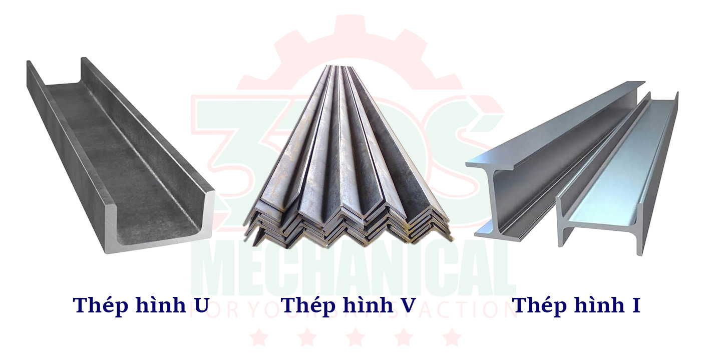 Thép hình U, Thép hình V, Thép Hình I