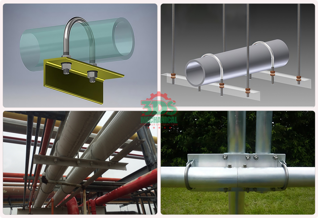 Ứng dụng của Ubolt, Cùm U, Bulong chữ U